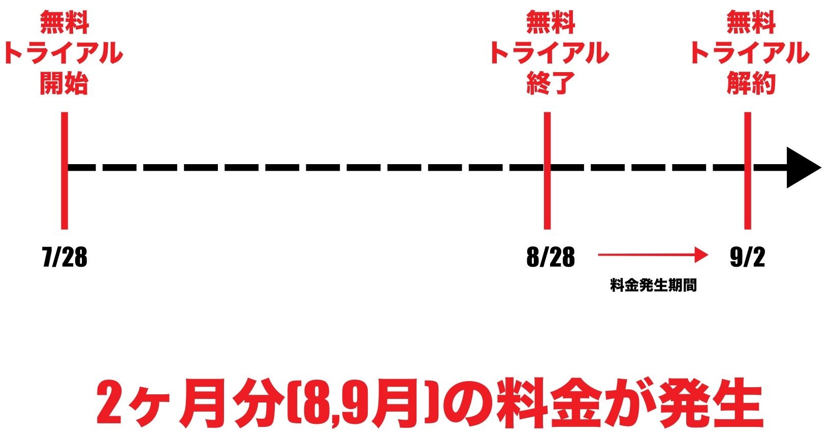 U-NEXT_更新日の注意