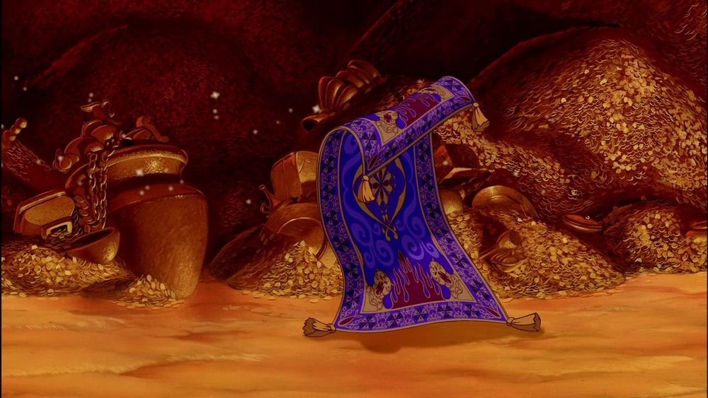 映画「アラジン」より魔法の絨毯の画像