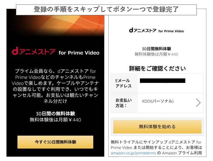 ｄアニメストア for prime video_登録