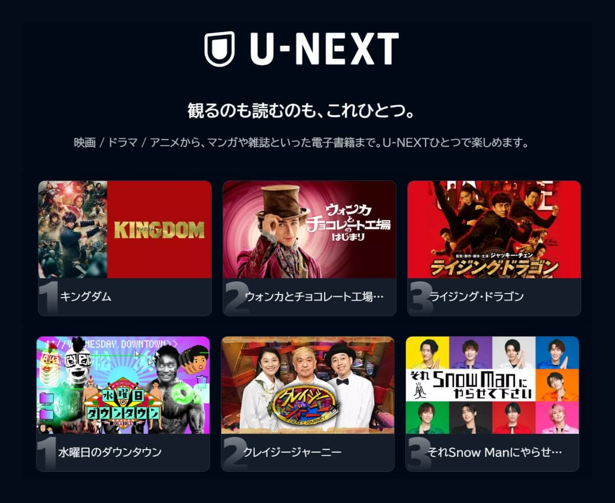 U-NEXT_基本情報