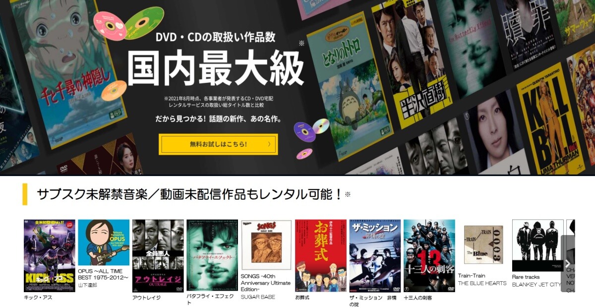 ツタヤディスカス_基本情報