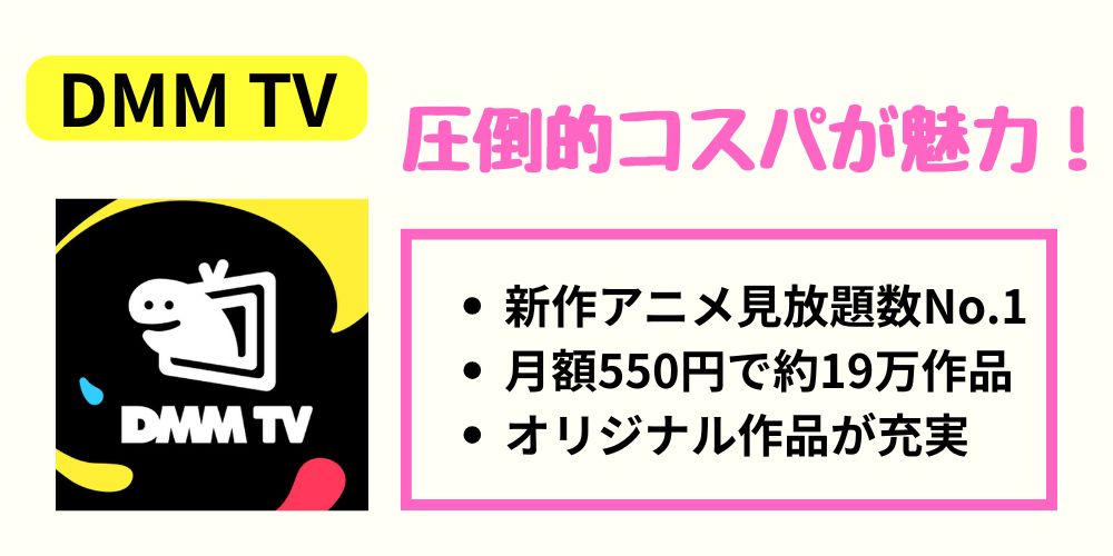 DMM TVのサービス概要